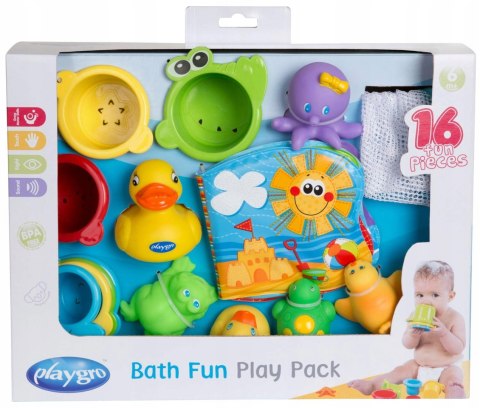 Playgro Zestaw Zabawek Kąpielowych kubeczki Playgro Zestaw Zabawek Kąpielowych kubeczki