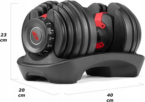 Regulowane hantle Bowflex SelectTech, 2,3 - 23,8kg Regulowane hantle Bowflex SelectTech, 2,3 - 23,8kg