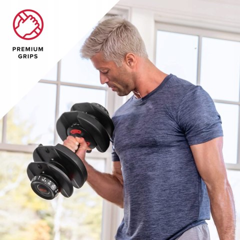 Regulowane hantle Bowflex SelectTech, 2,3 - 23,8kg Regulowane hantle Bowflex SelectTech, 2,3 - 23,8kg