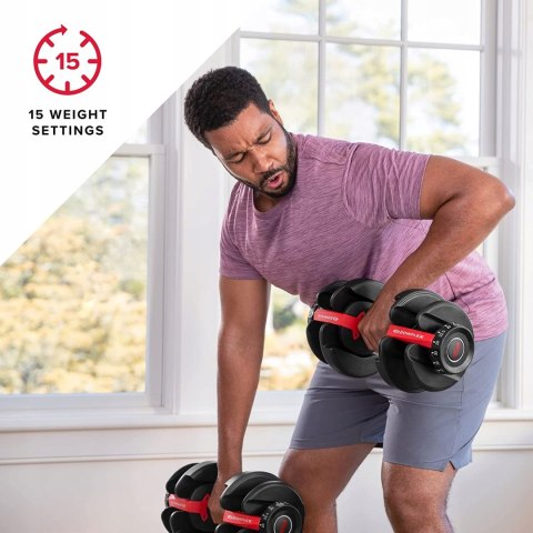 Regulowane hantle Bowflex SelectTech, 2,3 - 23,8kg Regulowane hantle Bowflex SelectTech, 2,3 - 23,8kg