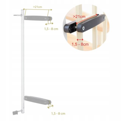Zacisk do balustrad akcesorium bramek rozporowych GE-2792 GEUTHER Zacisk do balustrad akcesorium bramek rozporowych GE-2792 GEUTHER