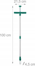 CHWASTOWNIK ŚCIĄGACZ CHWASTÓW 100CM STAL