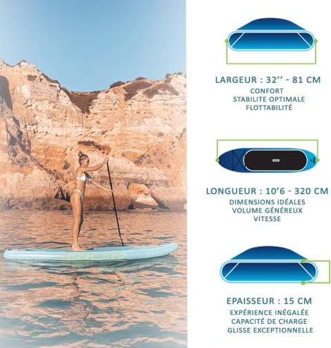 Deska SUP WattSup 10'6" BREAM Combo Deska SUP WattSup 10'6" BREAM Combo