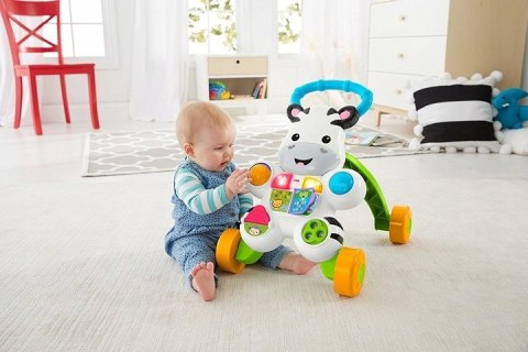 FISHER PRICE Chodzik Jeździk Zebra j.włoski FISHER PRICE Chodzik Jeździk Zebra j.włoski