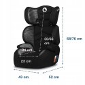 Fotelik Lionelo Lars Plus 15-36 kg dark grey
