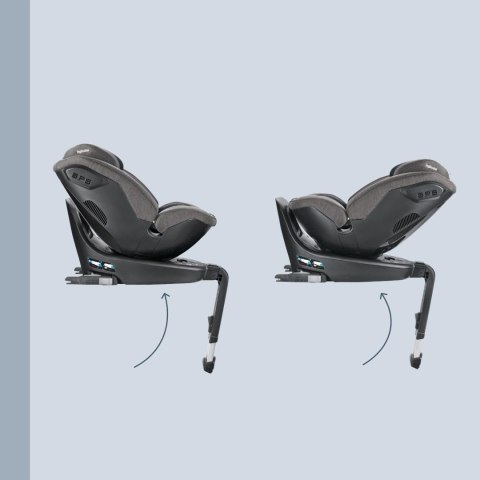 Inglesina Halley, fotelik 360°, od 0 do ok.7 lat, od 40 cm do 125 cm szary Inglesina Halley, fotelik 360°, od 0 do ok.7 lat, od 40 cm do 125 cm szary