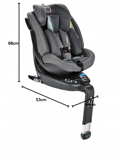 Inglesina Halley, fotelik 360°, od 0 do ok.7 lat, od 40 cm do 125 cm szary Inglesina Halley, fotelik 360°, od 0 do ok.7 lat, od 40 cm do 125 cm szary