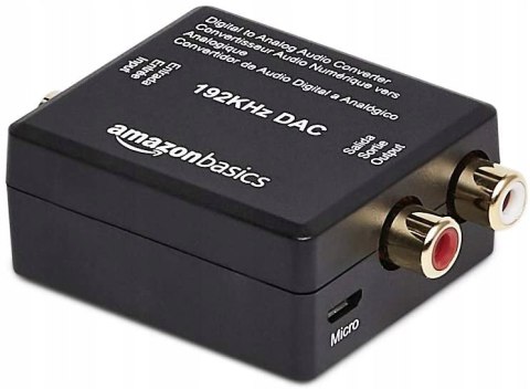 Konwerter DAC Cyfrowy Analogowy AmazonBasics Konwerter DAC Cyfrowy Analogowy AmazonBasics