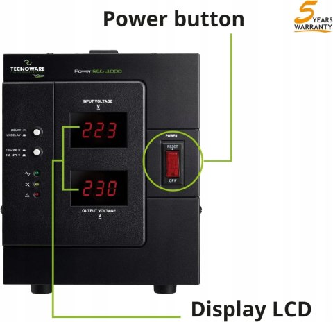 Tecnoware Jednofazowy Elektroniczny Stabilizator Tecnoware Jednofazowy Elektroniczny Stabilizator