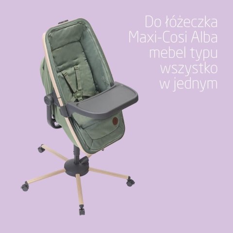 Zestaw Alba do krzesełka Beyond Zielony brak pasów Zestaw Alba do krzesełka Beyond Zielony brak pasów