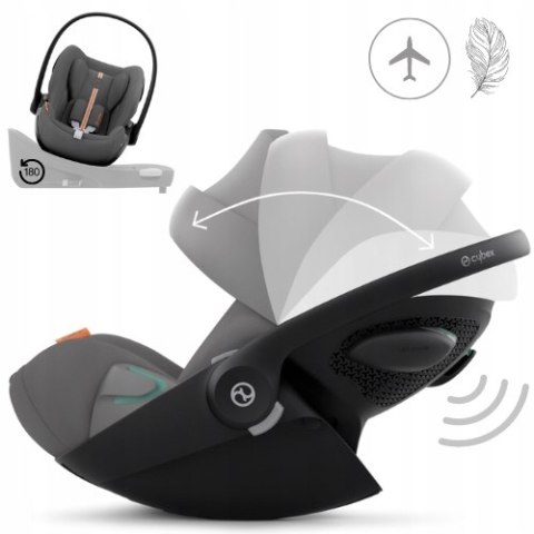 CYBEX FOTELIK SAMOCHODOWY CLOUD G I-SIZE 0-13 KG LAVA GREY (Plus) CYBEX FOTELIK SAMOCHODOWY CLOUD G I-SIZE 0-13 KG LAVA GREY (Plus)
