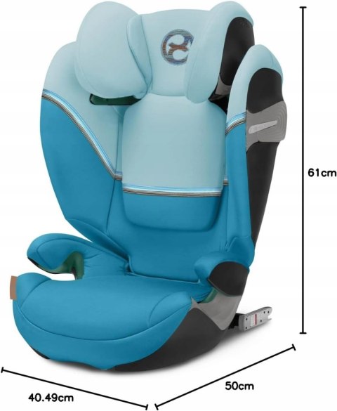 Fotelik Solution S2 i-Fix,CYBEX 15-50 kg Beach Blue Fotelik Solution S2 i-Fix,CYBEX 15-50 kg Beach Blue