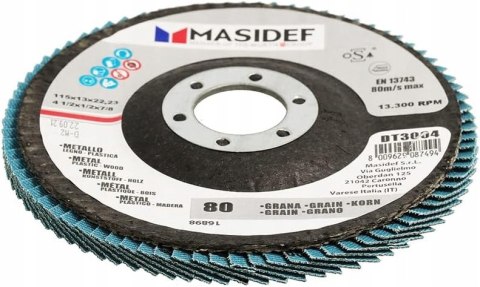 Uniwersalna tarcza ścierna listkowa Ø 115 x 13 mm Uniwersalna tarcza ścierna listkowa Ø 115 x 13 mm