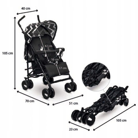 Wóze spacerowy LIONELO Elia Oslo 0-15 kg Wóze spacerowy LIONELO Elia Oslo 0-15 kg