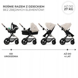 Wózek dziecięcy wielofunkcyjny 3w1 MOOV 2 AIR z fotelikiem MINK PRO szary