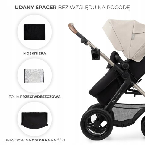 Wózek dziecięcy wielofunkcyjny 3w1 MOOV 2 AIR z fotelikiem MINK PRO szary Wózek dziecięcy wielofunkcyjny 3w1 MOOV 2 AIR z fotelikiem MINK PRO szary