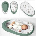 Babynest Kokon gniazdo dla malucha 90x50 cm kaczuszki zieleń powystawowy