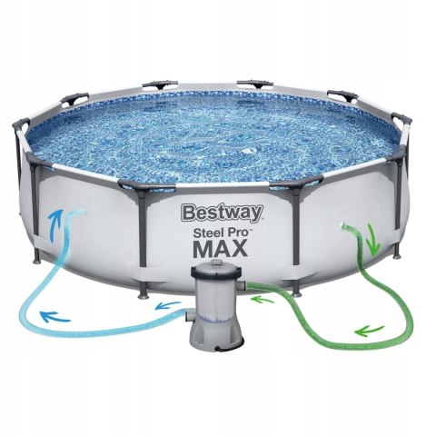 Basen stelażowy okrągły Bestway 366 x 366 X x 76 cm Basen stelażowy okrągły Bestway 366 x 366 X x 76 cm