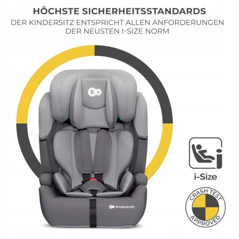 Fotelik samochodowy Kinderkraft COMFORT UP I-SIZE Grey 9-36 kg Fotelik samochodowy Kinderkraft COMFORT UP I-SIZE Grey 9-36 kg
