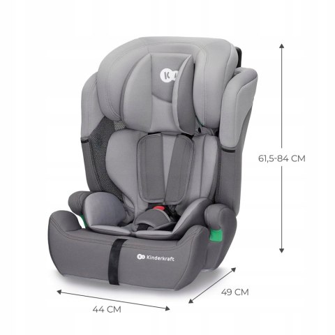 Fotelik samochodowy Kinderkraft COMFORT UP I-SIZE Grey 9-36 kg Fotelik samochodowy Kinderkraft COMFORT UP I-SIZE Grey 9-36 kg