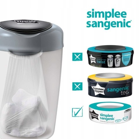 KOSZ NA PIELUCHY SANGENIC TOMMEE TIPPEE + 1wkład KOSZ NA PIELUCHY SANGENIC TOMMEE TIPPEE + 1wkład