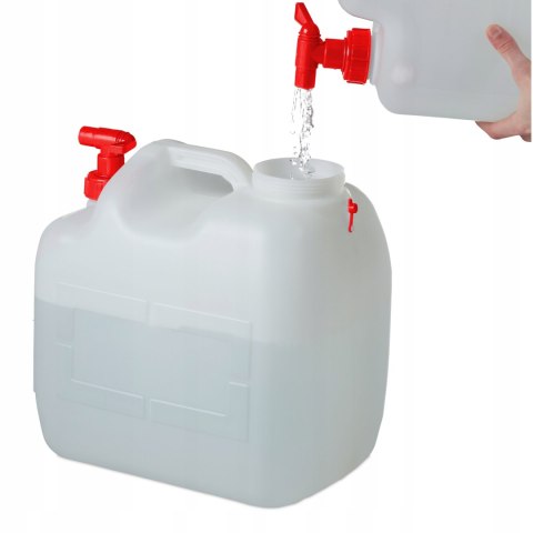 Kanister na wodę Relaxdays z kranem 23l Kanister na wodę Relaxdays z kranem 23l