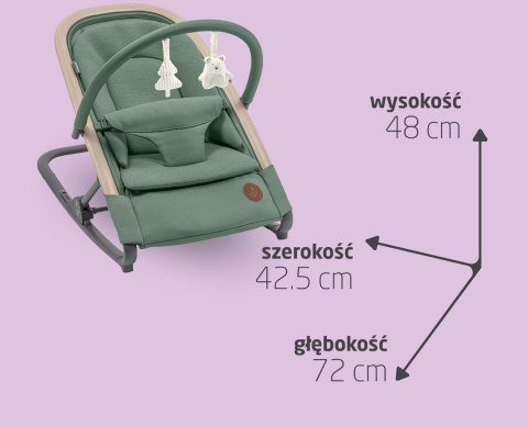Maxi-Cosi Kori 2w1 Leżaczek Bujaczek Siedzisko zielony Maxi-Cosi Kori 2w1 Leżaczek Bujaczek Siedzisko zielony