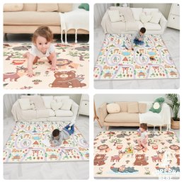 Piankowa dwustronna mata do zabawy Superbe Bebe 150x180cm