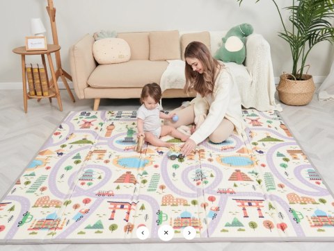 Piankowa dwustronna mata do zabawy Superbe Bebe 150x180cm Piankowa dwustronna mata do zabawy Superbe Bebe 150x180cm