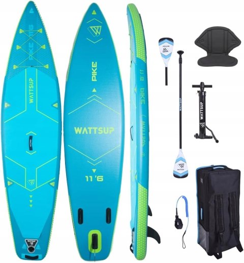 Skimboard Wattsup Dmuchana deska SUP HighWaves 350 cm niebieski Skimboard Wattsup Dmuchana deska SUP HighWaves 350 cm niebieski