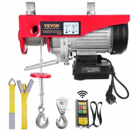 VEVOR Wciągarka kablowa 1000 kg z pilotem zdalnego sterowania 1600 W