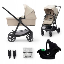 Wózek wielofunkcyjny 3w1 Kinderkraft NEWLY beżowy