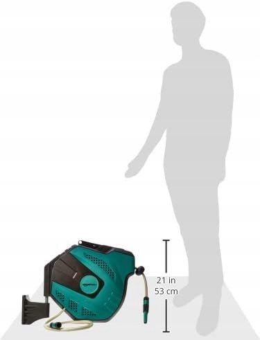 Amazon Basics 35m Automatyczny zwijacz ścienny z wężem Amazon Basics 35m Automatyczny zwijacz ścienny z wężem