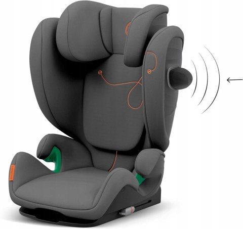 CYBEX Solution G i-Fix fotelik 15-50 Lava Grey CYBEX Solution G i-Fix fotelik 15-50 Lava Grey