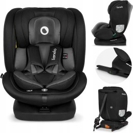 Fotelik samochodowy Lionelo BASTIAAN I-SIZE Black-Grey