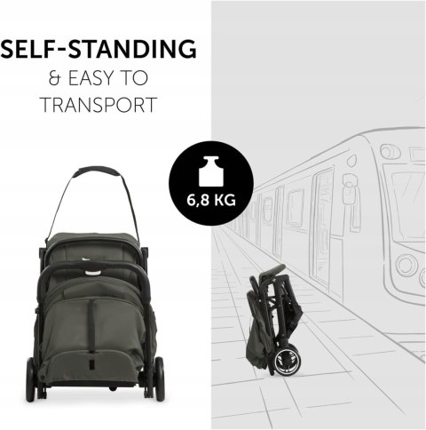 Hauck Travel N Care Wózek spacerowy do 25kg Dark Olive Hauck Travel N Care Wózek spacerowy do 25kg Dark Olive