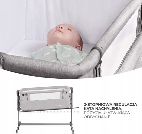 Łóżeczko turystyczne Kinderkraft NESTE UP grey Łóżeczko turystyczne Kinderkraft NESTE UP grey