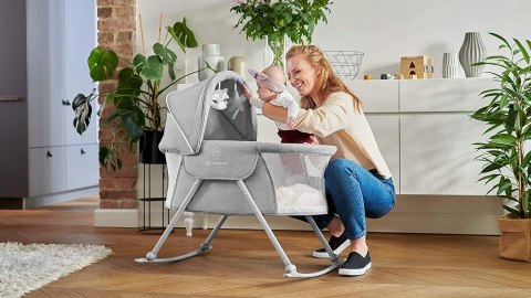 Łóżeczko wielofunkcyjne 3w1 KinderKraft Lovi szare Łóżeczko wielofunkcyjne 3w1 KinderKraft Lovi szare