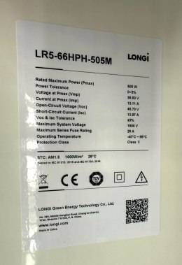 Panel solarny Longi Solar zestaw 2 x 505 W LR5-66HPH-505M