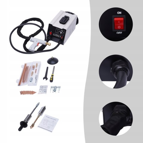 Ściągacz Wgnieceń Zgrzewarka punktowa 3kW 3500A Spawarka 220V LCD Ściągacz Wgnieceń Zgrzewarka punktowa 3kW 3500A Spawarka 220V LCD