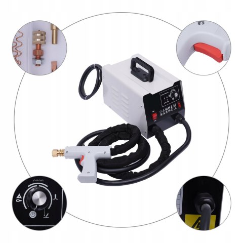 Ściągacz Wgnieceń Zgrzewarka punktowa 3kW 3500A Spawarka 220V LCD Ściągacz Wgnieceń Zgrzewarka punktowa 3kW 3500A Spawarka 220V LCD