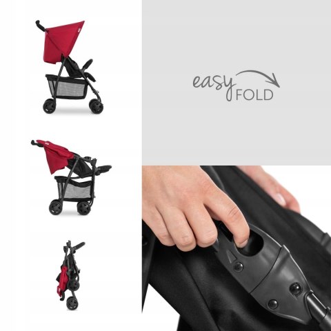 Wózek spacerowy Hauck Sport black/red Wózek spacerowy Hauck Sport black/red
