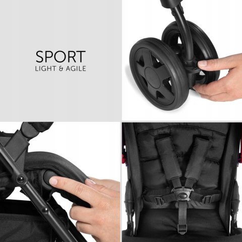Wózek spacerowy Hauck Sport black/red Wózek spacerowy Hauck Sport black/red