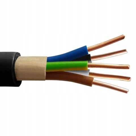 Kabel Przewód OKSI 25 m NYY-J 5 Elektryczny Ziemny 5 x 1,5 mm² Kabel Przewód OKSI 25 m NYY-J 5 Elektryczny Ziemny 5 x 1,5 mm²