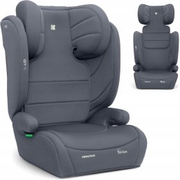 KikkaBoo i-Aid FOTELIK SAMOCHODOWY I-SIZE 15-36 KG 100-150 CM GREY