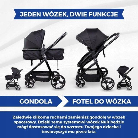Mobiclinic Kids, Wózek + Gondola, 2 w 1 Ultrakompaktowy Mobiclinic Kids, Wózek + Gondola, 2 w 1 Ultrakompaktowy