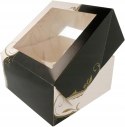 PUDEŁKO na ciasto Chrzest Wesele opakowanie z okienkiem 24x24x12cm / 50szt