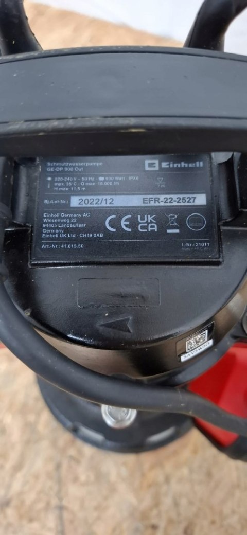 Pompa powierzchniowa Einhell 900 W 16000 l/h Pompa powierzchniowa Einhell 900 W 16000 l/h