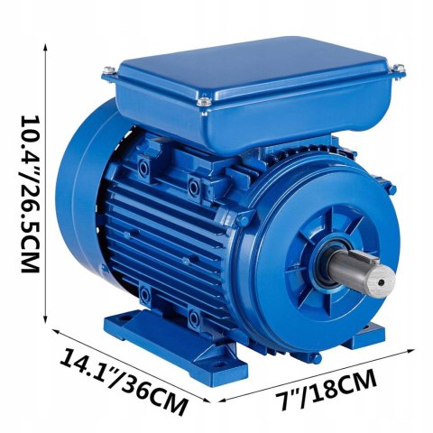 Silnik elektryczny 2,2 kW 12,4A 2860obr/min Silnik elektryczny 2,2 kW 12,4A 2860obr/min