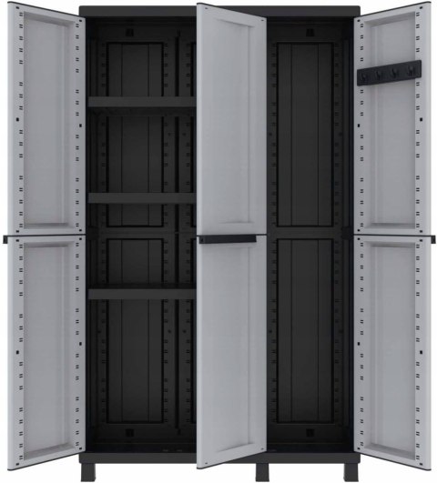 Terry Twist Black 102A wielofunkcyjna szafka ogrodowa 170x102x39cm Terry Twist Black 102A wielofunkcyjna szafka ogrodowa 170x102x39cm